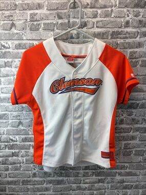 Clemson Colosseum Orange & White Clemson Baseball Jersey